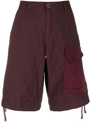 Ten C cotton bermuda shorts - Red