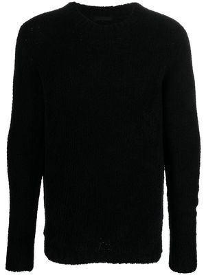 Ten C crew neck knitted sweater - Black