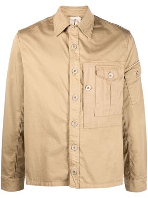 Ten C double-pocket buttoned jacket - Neutrals