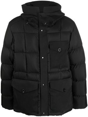 Ten C down-feather hooded parka - Black