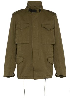 Ten C Field pocketed jacket - Green
