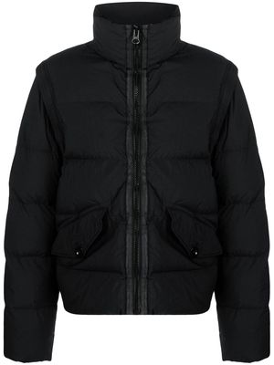 Ten C high-neck padded jacket - Black