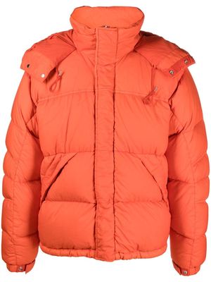 Ten C hooded puffer jacket - Orange