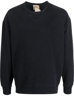 Ten C logo-patch cotton sweatshirt - Black