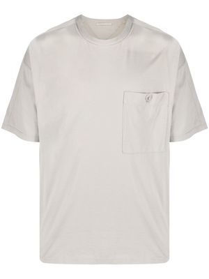 Ten C logo-patch T-shirt - Neutrals