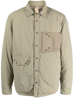 Ten C padded shirt jacket - Green