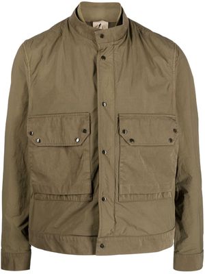 Ten C press-stud fastening cotton jacket - Green