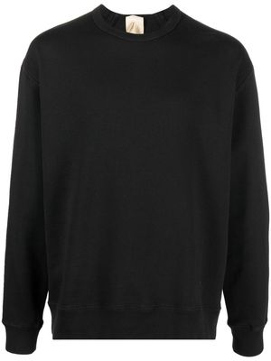 Ten C rear logo-patch detail sweatshirt - Black