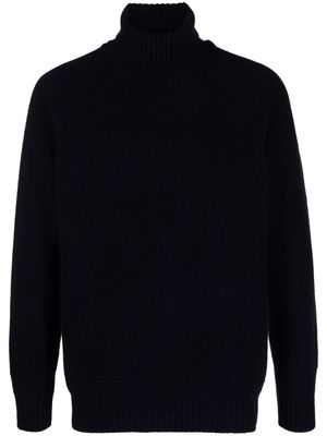 Ten C ribbed-knit wool jumper - Blue