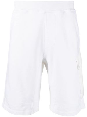 Ten C side flap-pocket detail shorts - White