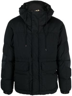 Ten C Vail Combo hooded down jacket - Black