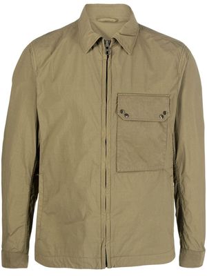 Ten C zip-fastening shirt jacket - Green