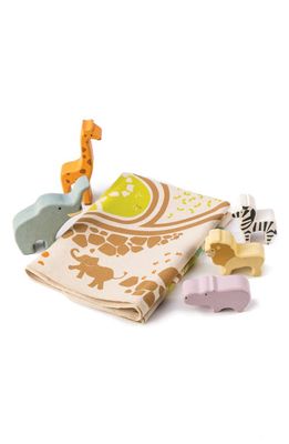 Tender Leaf Toys Safari Animal Playmat in Multi