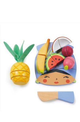 Tender Leaf Toys Tropical Fruit Cutting Board Playset in Multi