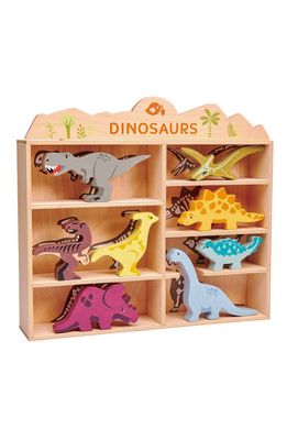 Tender Leaf Toys Wooden Dinosaur Playset in Multi