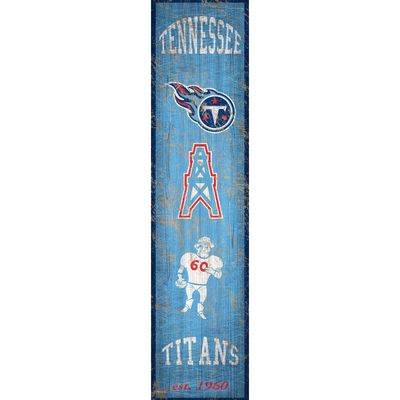 Tennessee Titans 6'' x 24'' Vertical Heritage Banner Sign