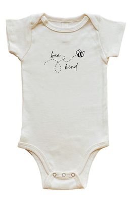 Tenth & Pine Bee Kind Organic Cotton Bodysuit in Natural