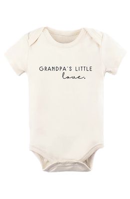 Tenth & Pine Grandpa's Little Love Organic Cotton Bodysuit in Natural