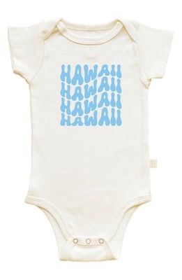 Tenth & Pine Hawaii Organic Cotton Bodysuit in Natural 