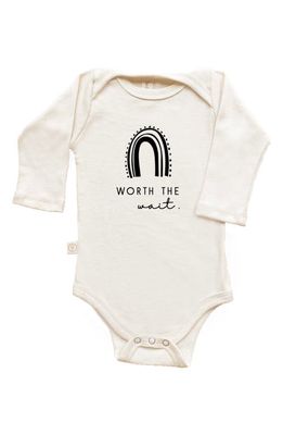 Tenth & Pine Worth The Wait Long Sleeve Bodysuit in Natural
