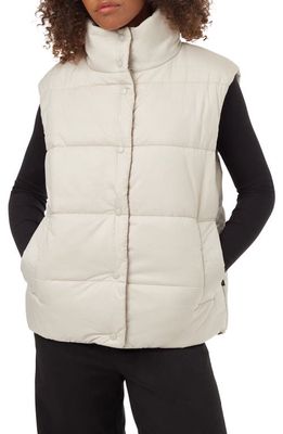 tentree Oversize Insulated Reversible Vest in Pale Oak/Fossil