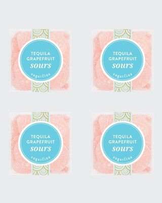 Tequila Grapefruit Sours, Small Cube 4-piece Candy Set