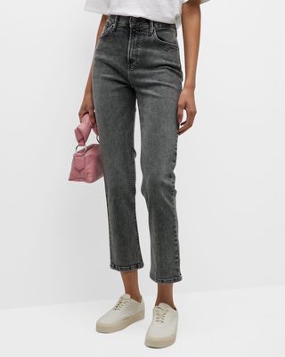 Teresa Slim Straight Crop Jeans