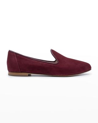 Teresa Suede Flat Loafers