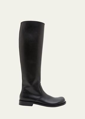 Terra Leather Tall Zip Boots