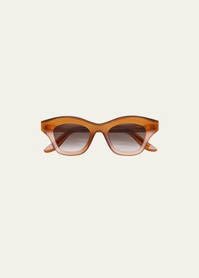 Tessa Petite Terra Acetate Cat-Eye Sunglasses