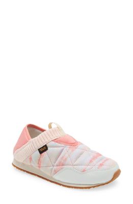 Teva Ember Tie-Dye Water Resistant Slip-On Shoe in Sorbet Pink Salt