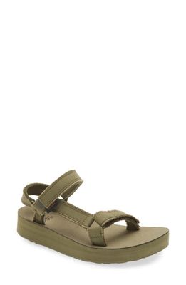 Teva Midform Universal Canvas Sandal in Olive