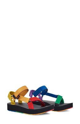 Teva Pride Midform Universal Sandal in Rainbow Multi