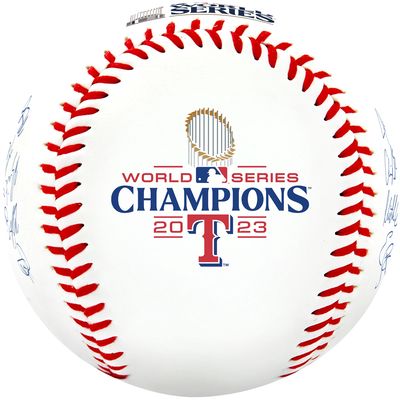 Texas Rangers Facsimile Signature Rawlings 2023 World Series Champions Replica Baseball