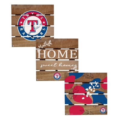 Texas Rangers Four-Piece Hot Plate Set