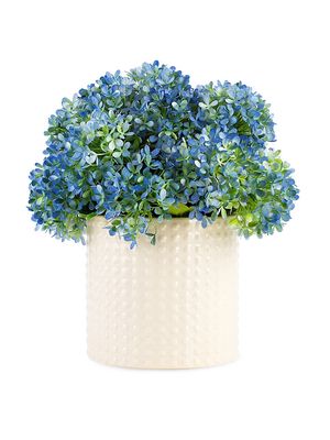 Textured Vase Arrangement - Blue - Blue