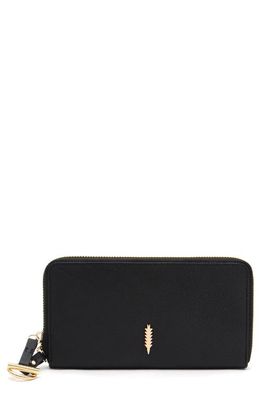 Thacker Leather Continental Wallet in Black