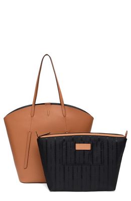 Thacker Tocar Leather Tote Bag in Caramel