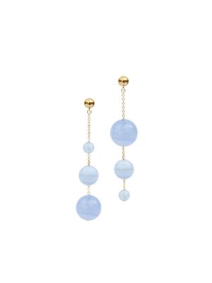 THE ALKEMISTRY 18kt recycled yellow gold and agate chain earrings