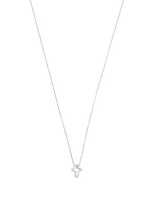 THE ALKEMISTRY 18kt white gold Chubby Cross pendant necklace - Silver