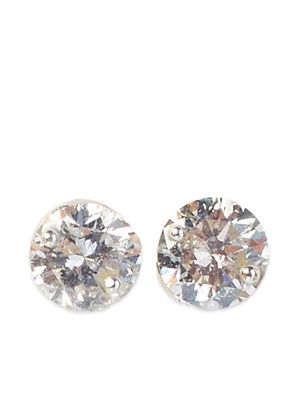 THE ALKEMISTRY 18kt white gold diamond stud earrings - Silver