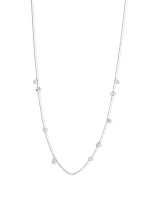 THE ALKEMISTRY 18kt white gold diamond tennis necklace