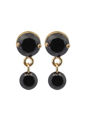 THE ALKEMISTRY 18kt yellow gold Aria black diamond stud earrings