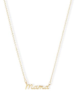 THE ALKEMISTRY 18kt yellow gold Baby Mama necklace