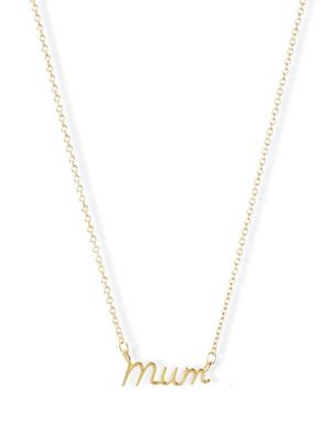 THE ALKEMISTRY 18kt yellow gold Baby Mum necklace