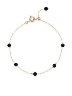 THE ALKEMISTRY 18kt yellow gold Boba onyx bracelet