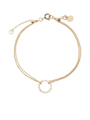 THE ALKEMISTRY 18kt yellow gold diamond circle bracelet