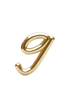 THE ALKEMISTRY 18kt yellow gold initial g stud earring