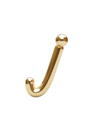 THE ALKEMISTRY 18kt yellow gold j initial stud earring