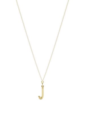 THE ALKEMISTRY 18kt yellow gold Love Letter J necklace